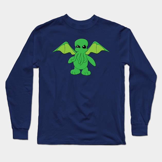 Cthulhu Long Sleeve T-Shirt by CrazyDM